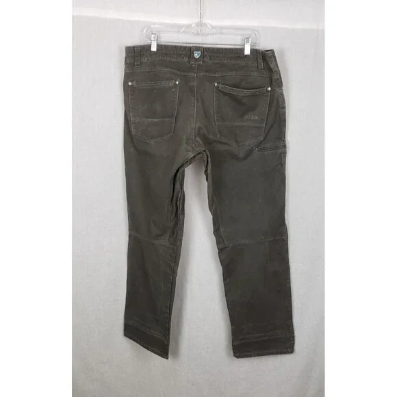 Kuhl Born In The Mountains Vintage Patina Dye Pants Rydr Gray 38x32 Outdoor Hike - Picture 2 of 8
